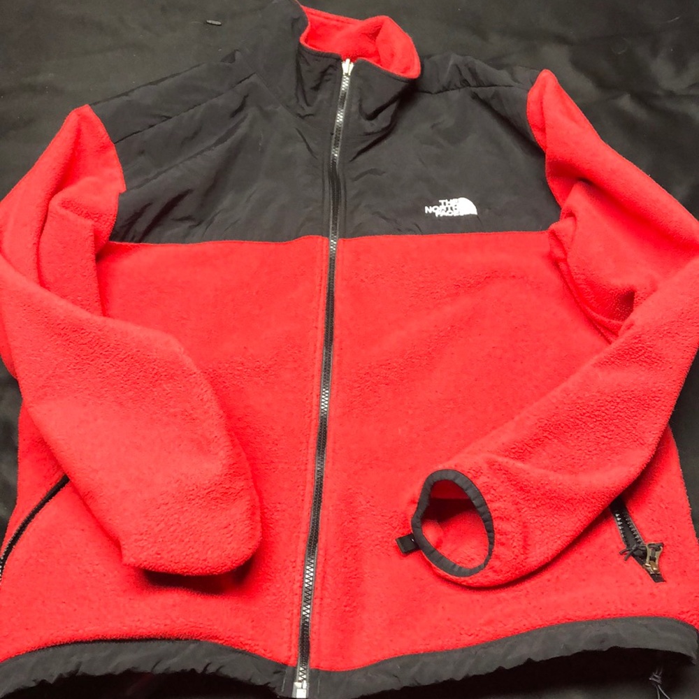 Red/Black The North Face jacket